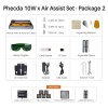 Elegoo Phecda 10W Laser Cutting Engraving High Precision Smoke Filter - Package 2 Set